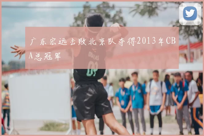 广东宏远击败北京队夺得2013年CBA总冠军